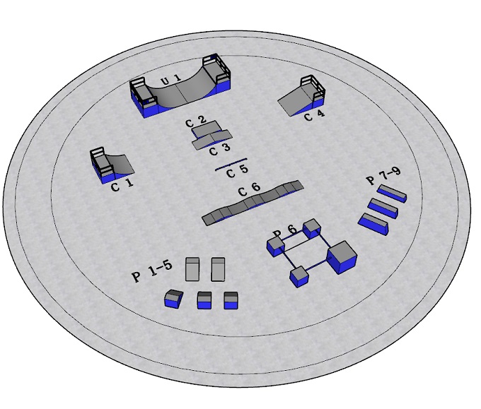 烏海市海南區(qū)體育公園滑板場(chǎng)，年輕人的運(yùn)動(dòng)樂園！